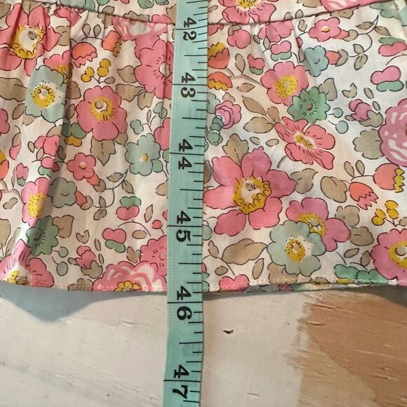 Horror Vacui Dorothy Ruffled Floral Cotton Poplin Midi Dress Size Medium - Picture 10 of 15